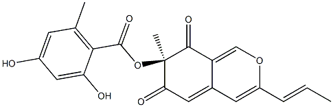 (-)-Mitorubrin,3403-71-2,结构式