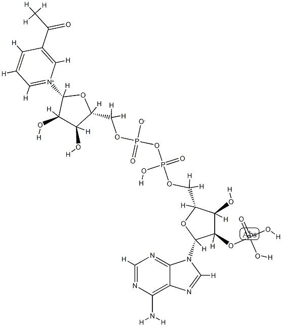 3-acetylpyridine-adenine dinucleotide phosphate Structure