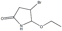 2-Pyrrolidinone,4-bromo-5-ethoxy-(9CI) Structure