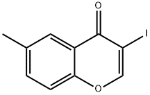 3-iodo-6-methyl-4H-chromen-4-one Struktur