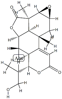 (2S,3R)-1-O,2-セコ-1,3,15-トリデオキシ-2,3-エポキシポドラクトンB 化学構造式