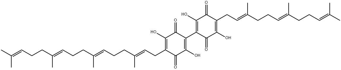 ジボビキノン-3,4 化学構造式