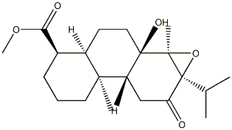 (1aR,3aα,7bα)-Tetradecahydro-1bα-hydroxy-4,7aβ-dimethyl-9aβ-(1-methylethyl)-9-oxo-phenanthro[1,2-b]oxirene-4α-carboxylic acid methyl ester|