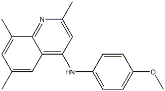 N-(4-methoxyphenyl)-2,6,8-trimethyl-4-quinolinamine|