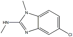 1H-Benzimidazol-2-amine,5-chloro-N,1-dimethyl-(9CI) 结构式