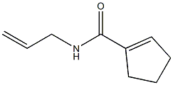 1-Cyclopentene-1-carboxamide,N-2-propenyl-(9CI) 结构式
