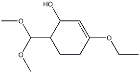 2-Cyclohexen-1-ol,6-(dimethoxymethyl)-3-ethoxy-(9CI) Structure