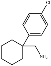 [1-(4-chlorophenyl)cyclohexyl]methanamine 化学構造式