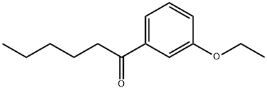 1-Hexanone,1-(3-ethoxyphenyl)-(9CI),342426-38-4,结构式