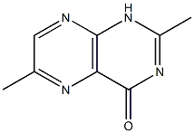 4(3H)-Pteridinone,2,6-dimethyl-(8CI) Structure