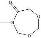 1,3,5-Dioxazepin-6(7H)-one,dihydro-5-methyl-(9CI) Struktur