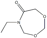 1,3,5-Dioxazepin-6(7H)-one,5-ethyldihydro-(9CI) Struktur