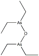 Bis(diethylarsinous)anhydride Structure