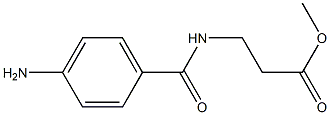 N-(4-AMinobenzoyl)-β-alanine Methyl Ester Structure