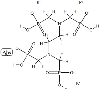 EDTMP 钾, 34274-30-1, 结构式