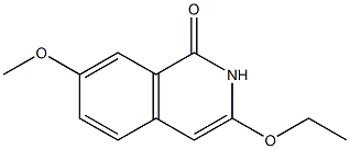 1(2H)-Isoquinolinone,3-ethoxy-7-methoxy-(9CI) Struktur