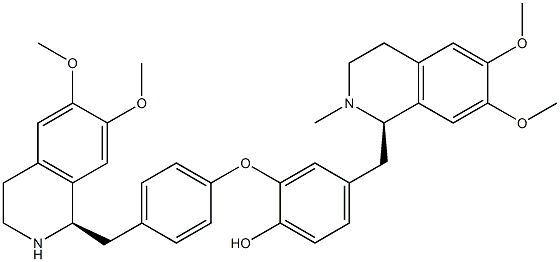 N''-DEMETHYLDAURICINE IODIDE 化学構造式