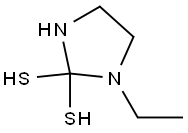 2,2-Imidazolidinedithiol,1-ethyl-(9CI) 化学構造式