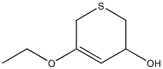 2H-Thiopyran-3-ol,5-ethoxy-3,6-dihydro-(9CI) Structure