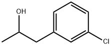 1-(3-クロロフェニル)-2-プロパノール 化学構造式