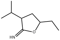 2(3H)-Furanimine,5-ethyldihydro-3-(1-methylethyl)-(9CI) Struktur