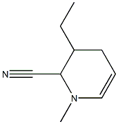 2-Pyridinecarbonitrile,3-ethyl-1,2,3,4-tetrahydro-1-methyl-(9CI) 结构式