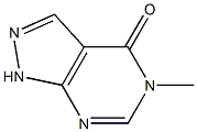 4H-Pyrazolo[3,4-d]pyrimidin-4-one,2,5-dihydro-5-methyl-(9CI),343271-15-8,结构式