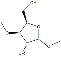 Methyl 3-O-methyl-α-D-xylofuranoside,34338-86-8,结构式