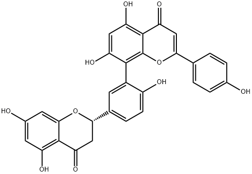 2,3-Dihydroamentoflavone|2,3-二氢穗花杉双黄酮