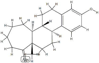 3-Hydroxy-D-dihomoestra-1,3,5(10)-trien-17b-one,34365-33-8,结构式