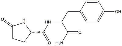 pGlu-L-Tyr-NH2 Structure