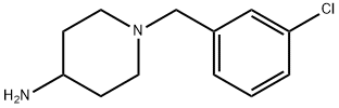 1-(3-chlorobenzyl)piperidin-4-amine,343778-59-6,结构式