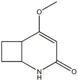 2-Azabicyclo[4.2.0]oct-4-en-3-one,5-methoxy-(9CI) Struktur