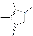 3H-Pyrrol-3-one,1,2-dihydro-1,4,5-trimethyl-(9CI) Struktur