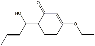 2-Cyclohexen-1-one,3-ethoxy-6-(1-hydroxy-2-butenyl)-(9CI),343943-07-7,结构式