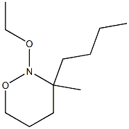 2H-1,2-Oxazine,3-butyl-2-ethoxytetrahydro-3-methyl-(9CI) 结构式