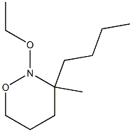 2H-1,2-Oxazine,3-butyl-2-ethoxytetrahydro-3-methyl-(9CI),343943-35-1,结构式