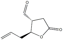 3-Furancarboxaldehyde, tetrahydro-5-oxo-2-(2-propenyl)-, (2R,3S)-rel- (9CI) Struktur