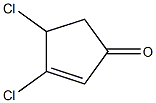 2-Cyclopenten-1-one,3,4-dichloro-(9CI) Structure