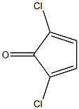 2,4-Cyclopentadien-1-one,2,5-dichloro-(9CI) Struktur