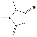 2-Oxazolidinone,5-imino-3,4-dimethyl-(9CI) Structure