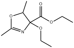4-Oxazolecarboxylicacid,4-ethoxy-4,5-dihydro-2,5-dimethyl-,ethylester(9CI) Struktur