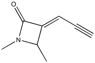 2-Azetidinone,1,4-dimethyl-3-(2-propynylidene)-(9CI)|