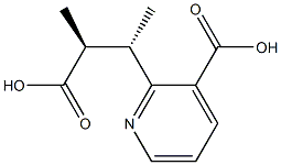 (αS,βS)-3-Carboxy-α,β-dimethyl-2-pyridinepropionic acid Structure