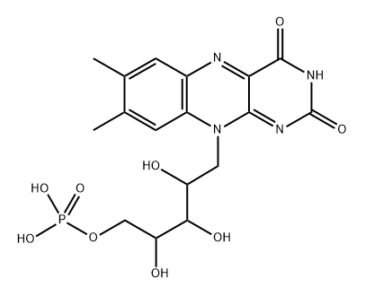 flavin mononucleotide semiquinone Structure