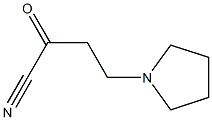 1-Pyrrolidinebutanenitrile,alpha-oxo-(9CI) Structure