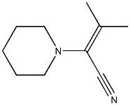 1-Piperidineacetonitrile,alpha-(1-methylethylidene)-(9CI) 结构式