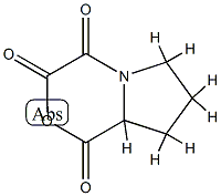 1H-Pyrrolo[2,1-c][1,4]oxazine-1,3,4-trione,tetrahydro-(9CI) Struktur