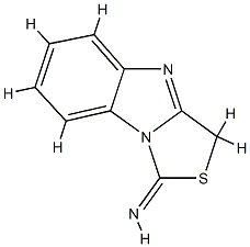 1H,3H-Thiazolo[3,4-a]benzimidazol-1-imine(9CI) 结构式