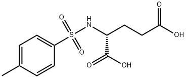 (R)-(-)-N-(P-Tolylsulphonyl)glutamic acide Struktur